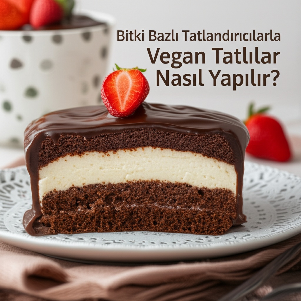 Bitki Bazlı Tatlandırıcılarla Vegan Tatlılar Nasıl Yapılır?