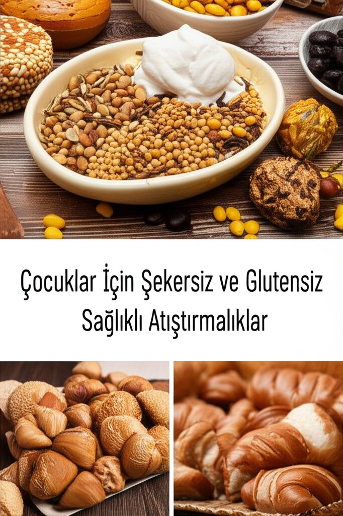 Çocuklar İçin Şekersiz ve Glutensiz Sağlıklı Atıştırmalıklar