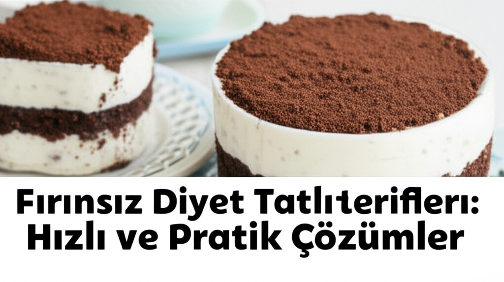 Fırınsız Diyet Tatlı Tarifleri: Hızlı ve Pratik Çözümler