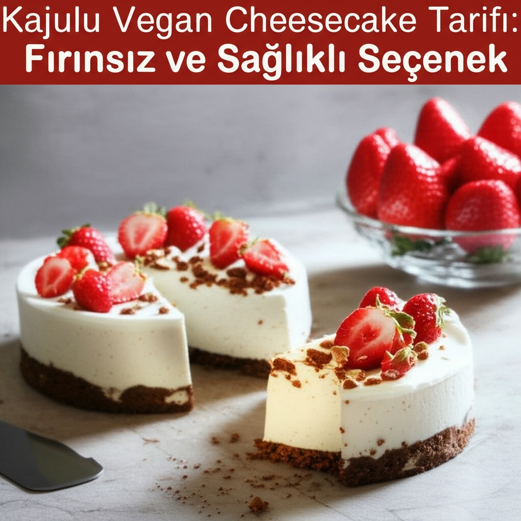 Kajulu Vegan Cheesecake Tarifi: Fırınsız ve Sağlıklı Seçenek