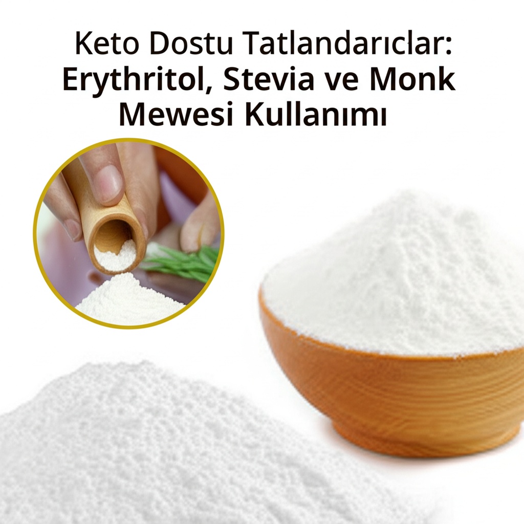 Keto Dostu Tatlandırıcılar: Erythritol, Stevia ve Monk Meyvesi Kullanımı
