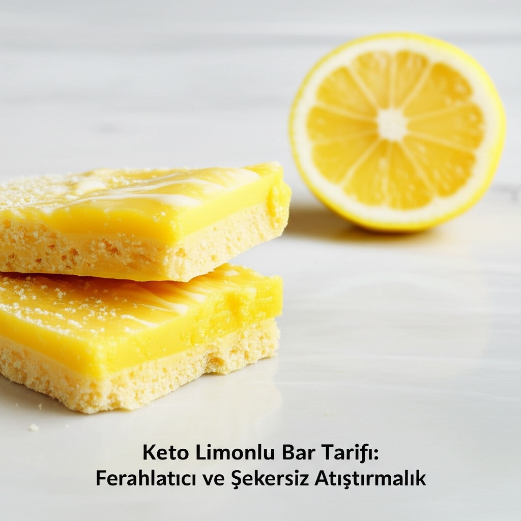 Keto Limonlu Bar Tarifi: Ferahlatıcı ve Şekersiz Atıştırmalık