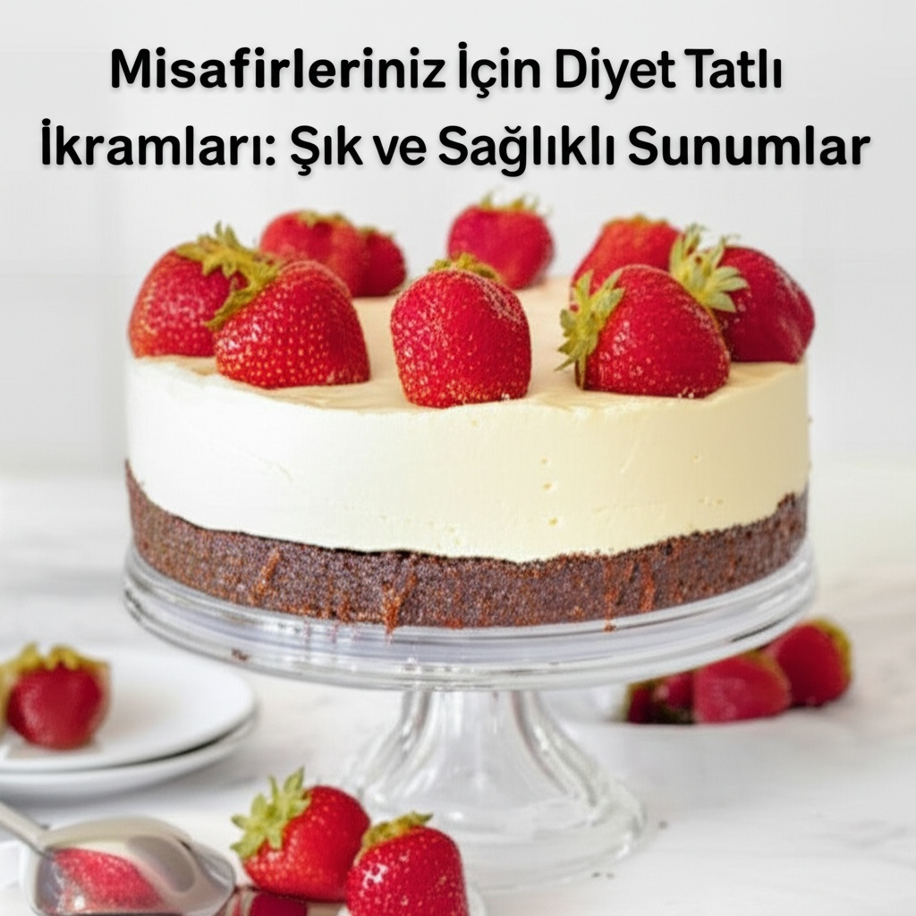 Misafirleriniz İçin Diyet Tatlı İkramları: Şık ve Sağlıklı Sunumlar