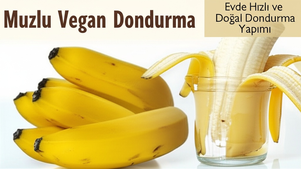 Muzlu Vegan Dondurma: Evde Hızlı ve Doğal Dondurma Yapımı