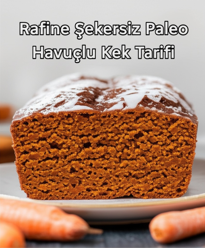 Rafine Şekersiz Paleo Havuçlu Kek Tarifi