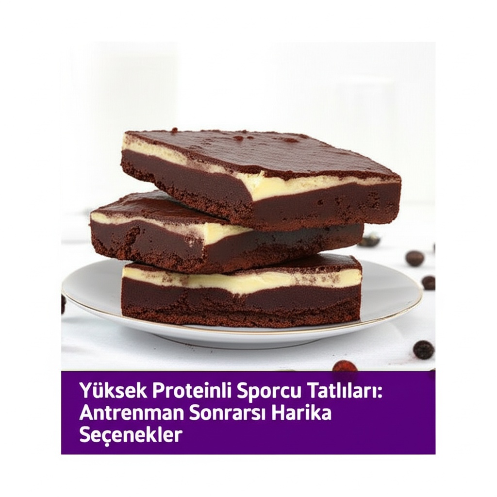 Yüksek Proteinli Sporcu Tatlıları: Antrenman Sonrası Harika Seçenekler